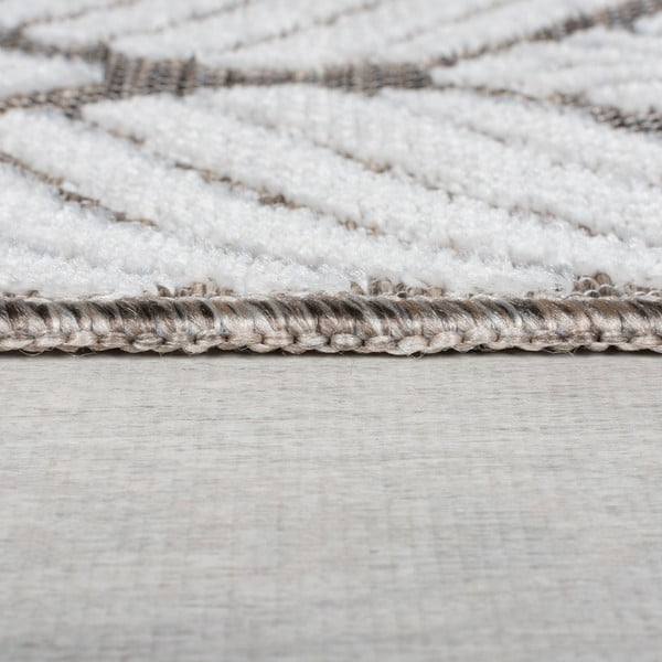 Vnútorný a vonkajší koberec slonovinový 120x170 cm Elm Leaf – Flair Rugs-image-4