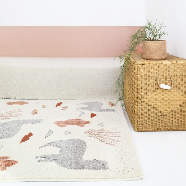 Krémovobiely detský koberec 120x170 cm Andina by Mon Petit Art – Nattiot-image-2