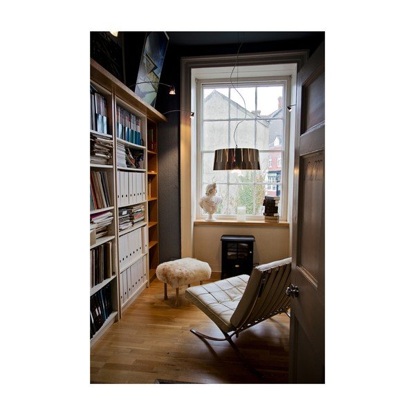 Stolička z ovčej kože Bonwen Cerise-image-4