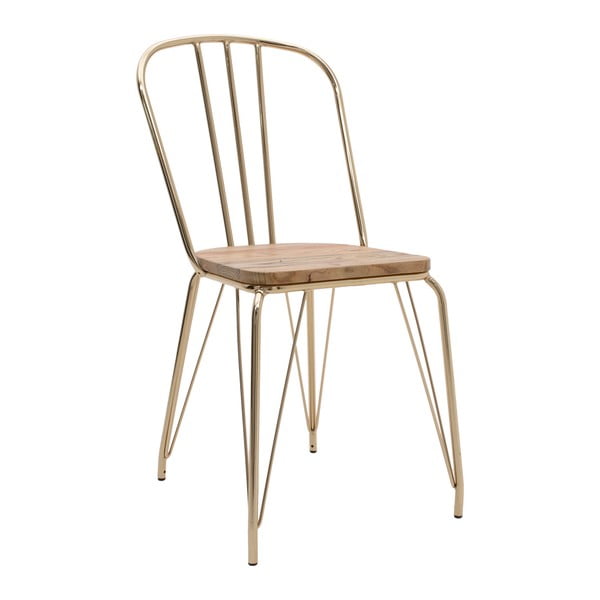Stolička stolička v zlatej farbe InArt Glamazon