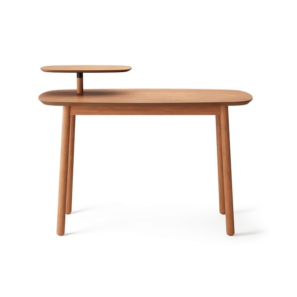 Pracovný stôl z bukového dreva 56x127 cm Swivo - Umbra