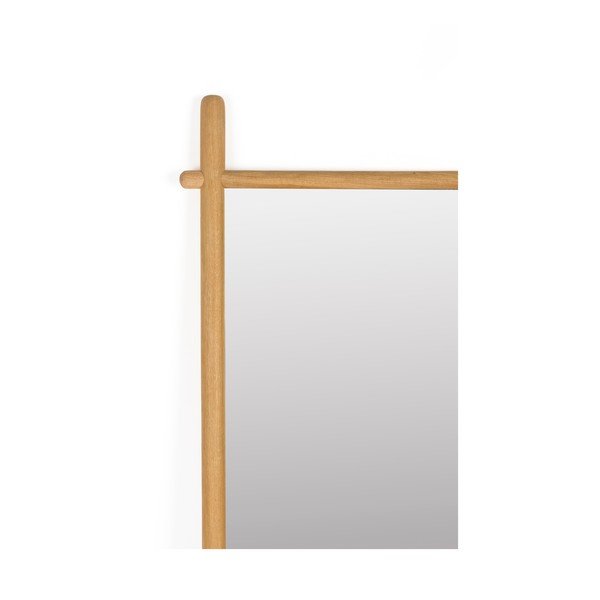 Stojacie zrkadlo s dreveným rámom 58x160 cm Solene – White Label-image-2