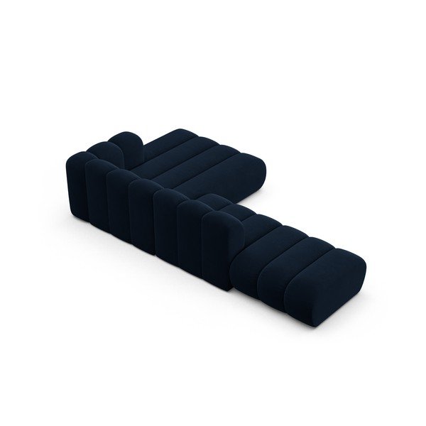 Tmavomodrá rohová pohovka (pravý roh) Lupine – Micadoni Home-image-3