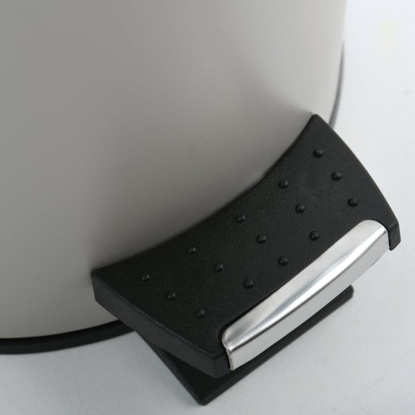 Taupe nášľapný oceľový odpadkový kôš 5 l Adonis – Spirella-image-4