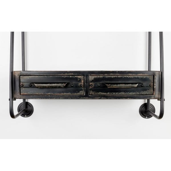 Nástenné police so zásuvkou White Label Feng-image-1