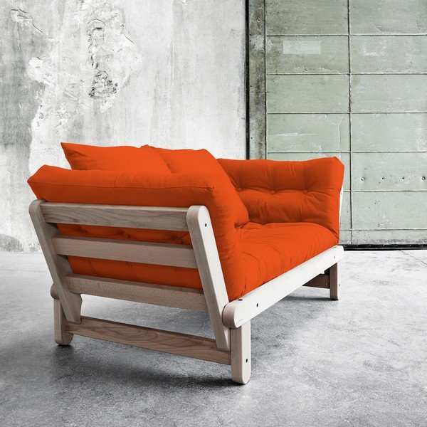 Rozkladacia pohovka Beat Beech/Orange-image-1