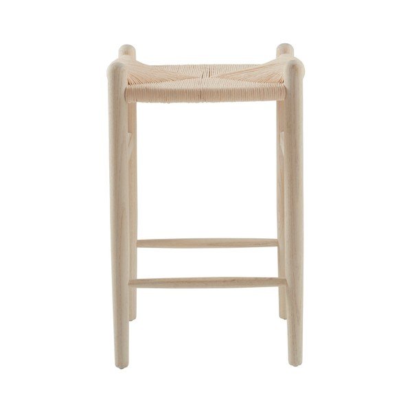 Barová stolička z brestového dreva v svetlo prírodnej farbe (výška sedadla 63 cm) Nattavaara – Jotex-image-2