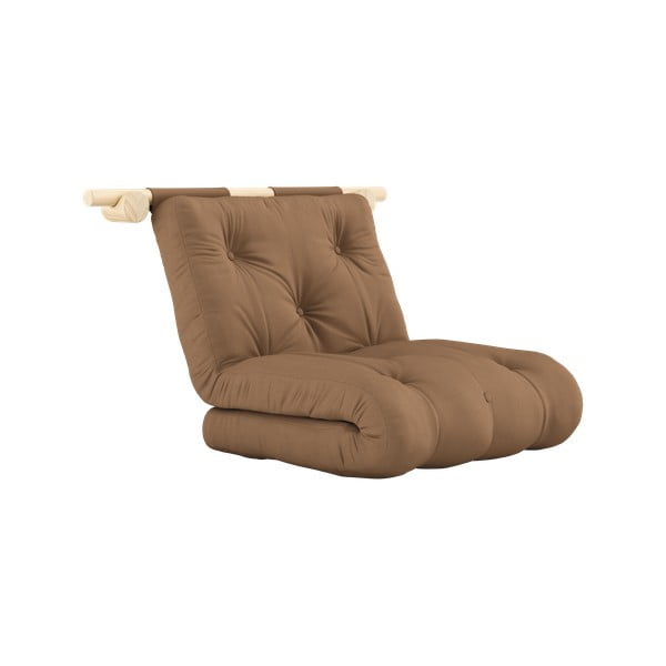 Hnedé kreslo Hooked – Karup Design