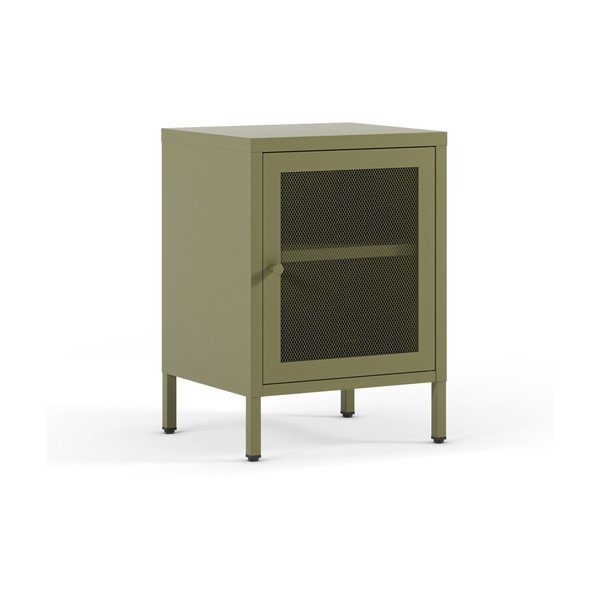 Zelený nočný stolík Fayna – Marckeric