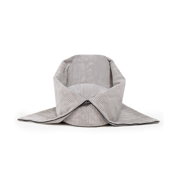 Menčestrový detský sedací vak v horčicovej farbe Cocoon 100 – SLOWDOWN-image-2