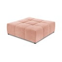 Ružový zamatový modul pohovky Rome Velvet - Cosmopolitan Design