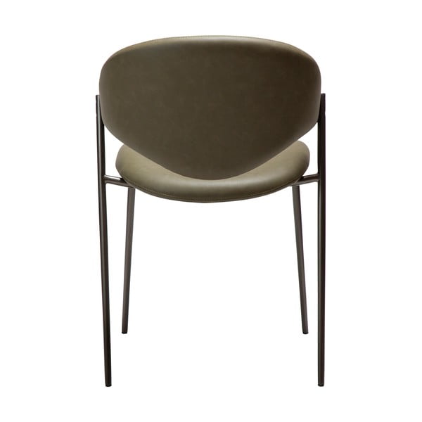 Khaki jedálenská stolička z imitácie kože Zone – DAN-FORM Denmark-image-4