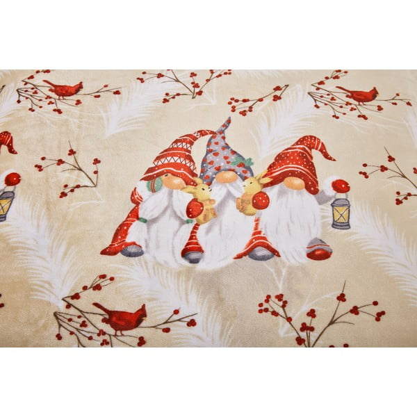 Svetlohnedé obliečky na jednolôžko z mikroplyšu 140x200 cm Goblin – My House-image-4