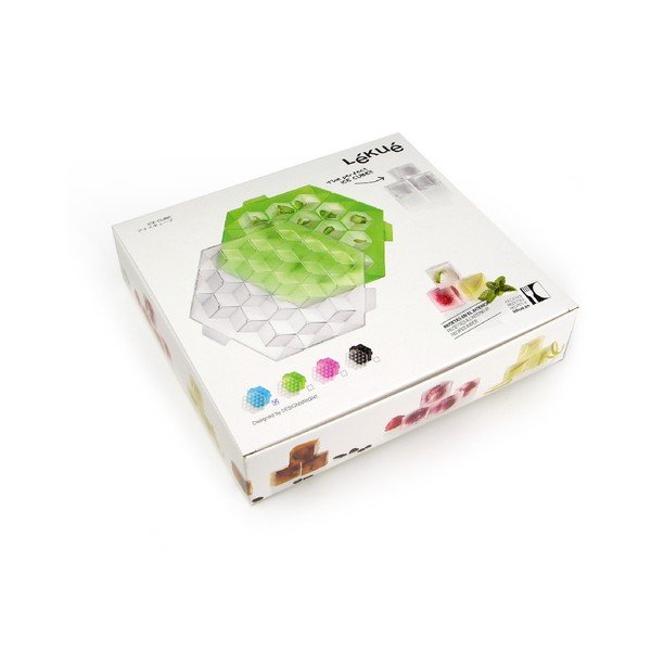 Zelená silikónová forma na ľad Lékué Ice Cube-image-4