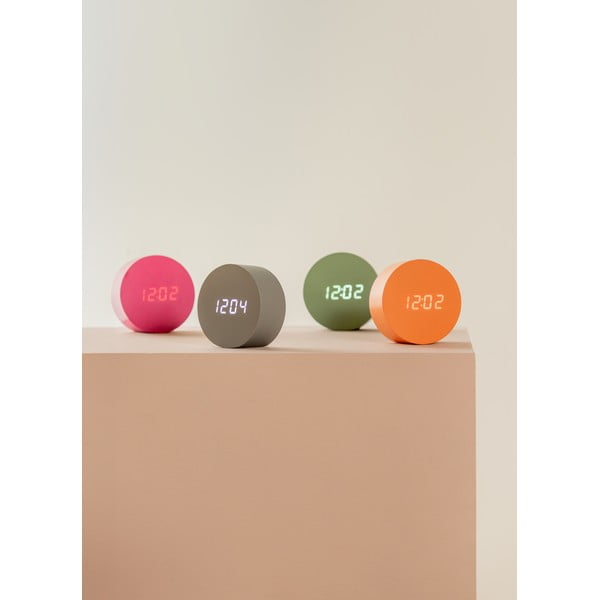 Digitálny budík ø 9 cm Spry Round – Karlsson-image-2