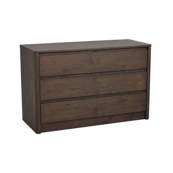 Komoda v dekore duba v tmavo prírodnej farbe 110x70x45 cm Melstone – Rowico