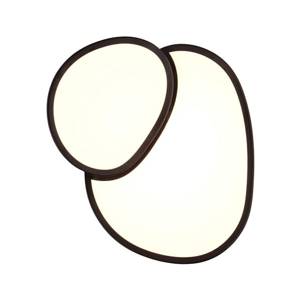 Čierne LED stropné svietidlo 36x43.5 cm Rise – Trio-image-1