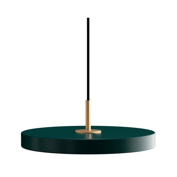 Tmavozelené LED závesné svietidlo s kovovým tienidlom ø 31 cm Asteria Mini – UMAGE
