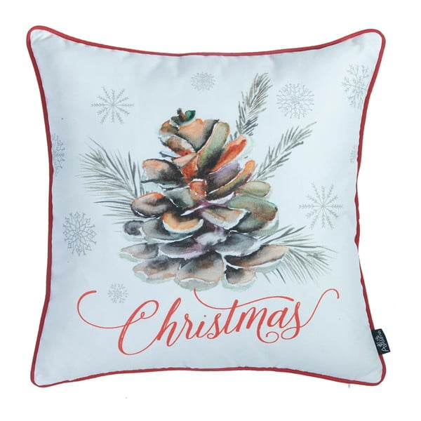 Obliečka na vankúš s vianočným motívom Apolena Honey Christmas, 45 × 45 cm