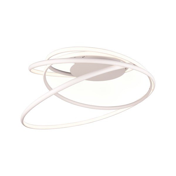 Biele LED stropné svietidlo s kovovým tienidlom Nala – Trio Select-image-1