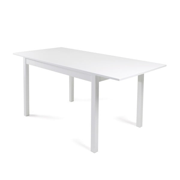 Biely rozkladací stôl Global Trade Totoro, dĺžka 140-190 cm
