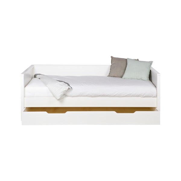 Biela spodná zásuvka pre posteľ WOOOD Nikki, 200 × 90 cm-image-3