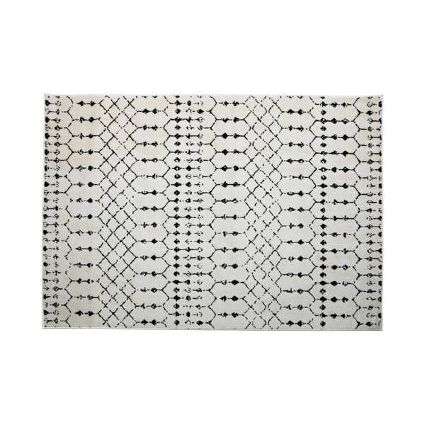 Biely koberec WOOOD Sansa, 170 × 240 cm