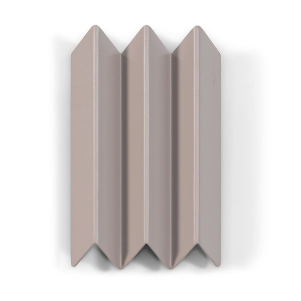 Taupe kovový nástenný vešiak s poličkou 13 cm Sensu – Spinder Design