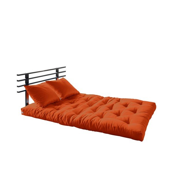Rozkladacia pohovka Karup Shin Sano Black/Orange-image-3