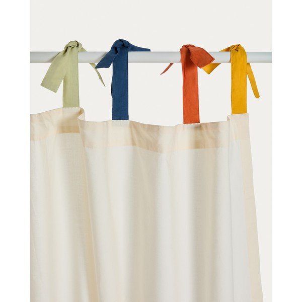 Krémový bavlnený detský záves 135x270 cm Zelda – Kave Home-image-4