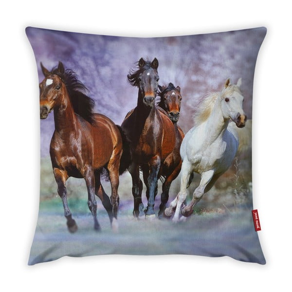 Obliečka na vankúš Vitaus Horses, 43 × 43 cm