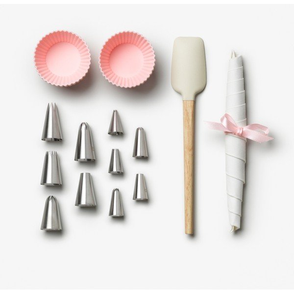 Cukrárska súprava na zdobenie počet nástavcov 10 ks The Essentials Cupcake Tools – Printworks
