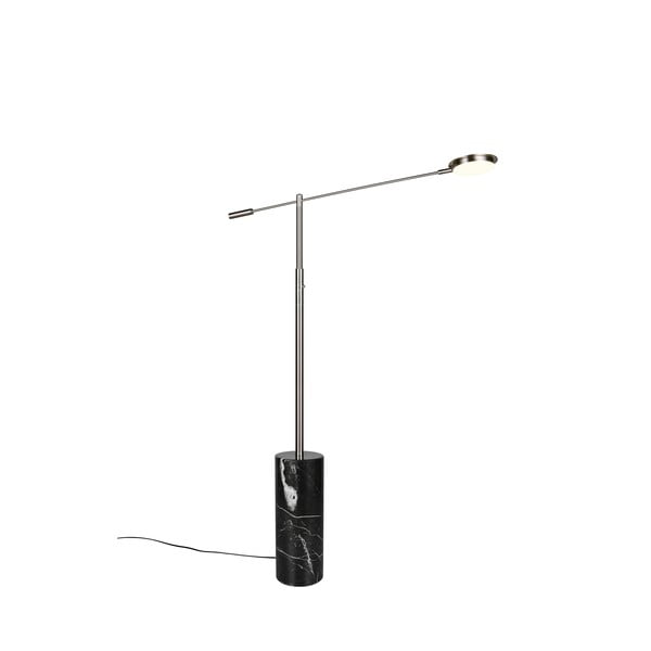 Čierna/v striebornej farbe LED stojacia lampa (výška  145 cm) Fiore – Trio Select-image-3