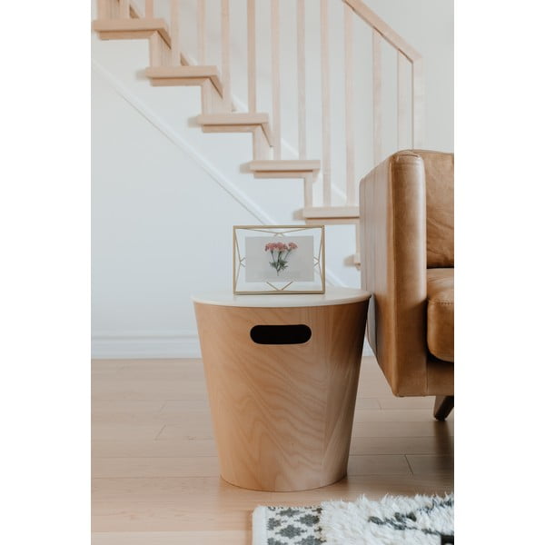 Kovový stojací/na stenu rámček v zlatej farbe 18x23 cm Prisma – Umbra-image-3