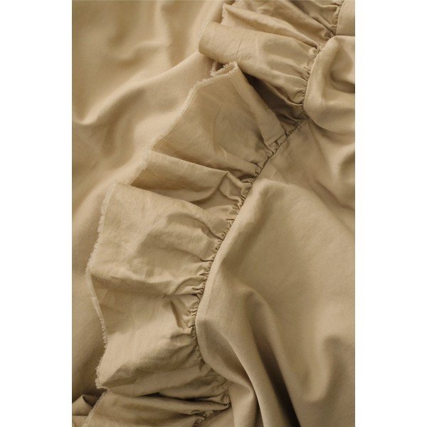 Svetlozelené/khaki obliečky na jednolôžko z bavlneného saténu 150x210 cm Gloria – Ellos Home-image-2