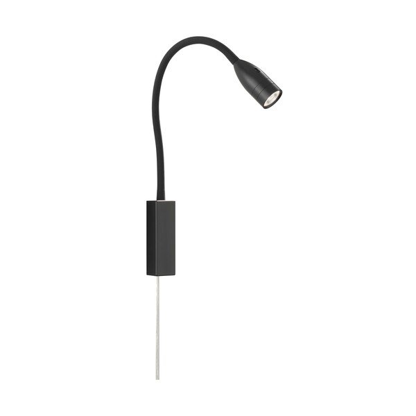 Čierne kovové LED stmievateľné bodové svietidlo Sten – Fischer & Honsel