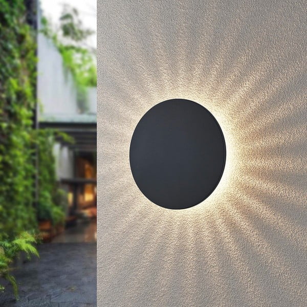 LED vonkajšie svietidlo ø 25 cm Belly – Trio-image-1