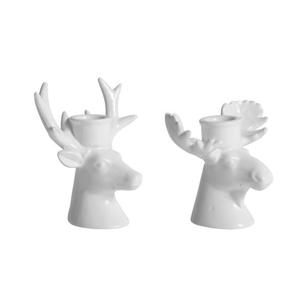 Sada 2 svietnikov Côté Table Deer Elk-image-2
