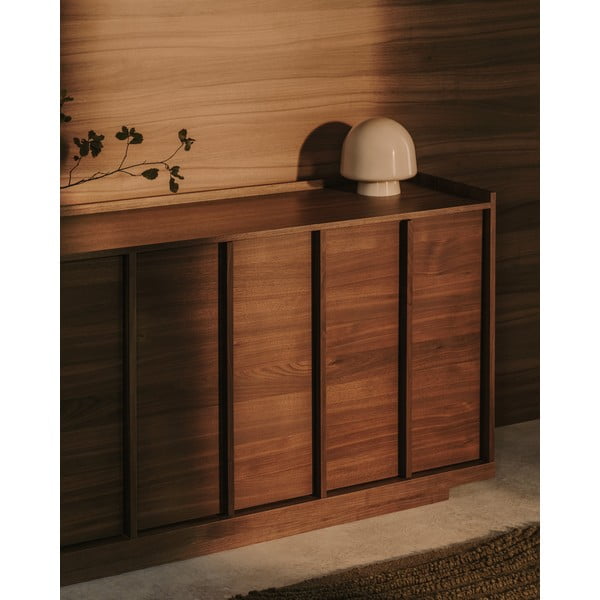 Hnedá komoda v dekore orecha 200x80x45 cm Onix – Kave Home-image-1