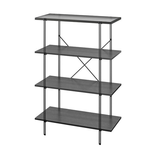 Čierna knižnica v dekore duba 79x117 cm Wainwright - Queer Eye-image-2