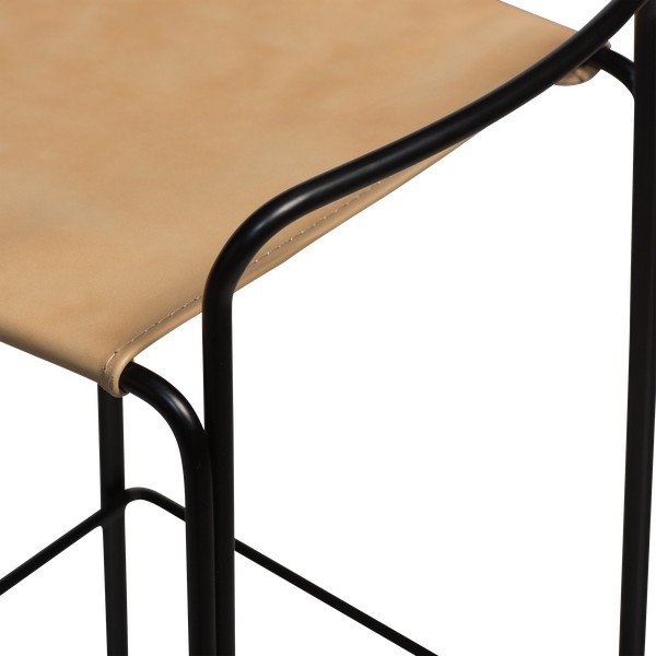 Hnedá barová stolička (výška sedadla 77 cm) Paz – DAN-FORM Denmark-image-2