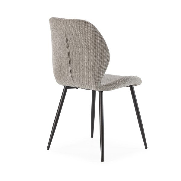 Svetlosivé čalúnené jedálenské stoličky v súprave 4 ks Ansu – Marckeric-image-2