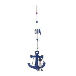 Závesná vianočná dekorácia Anchor with String Snowman - G-Bork