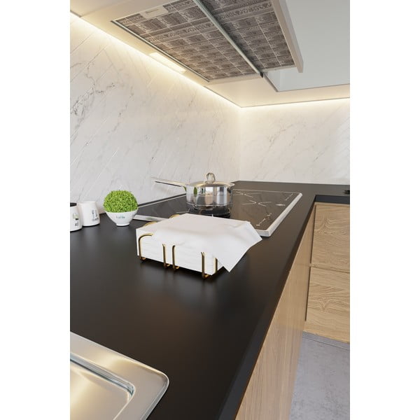 Stojan na obrúsky v zlatej farbe Homefesto Kare-image-3