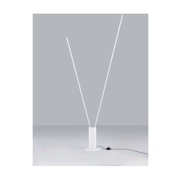 Matne biela kovová LED stojacia lampa s ohýbateľnou konštrukciou (výška  181 cm) Kimolia – Nova Luce-image-2
