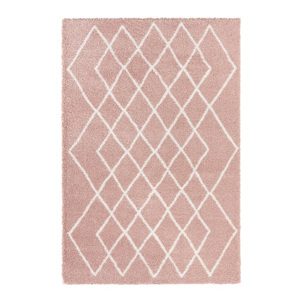 Ružový koberec Elle Decoration Passion Bron, 80 × 150 cm