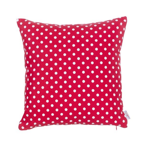 Červená obliečka na vankúš Mike & Co. NEW YORK Red Dots, 41 × 41 cm