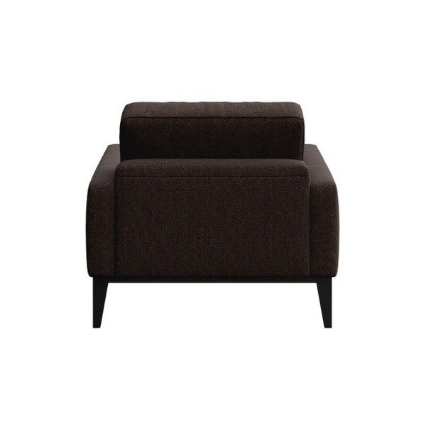 Čokoládovohnedé kreslo MESONICA Musso Tufted-image-3