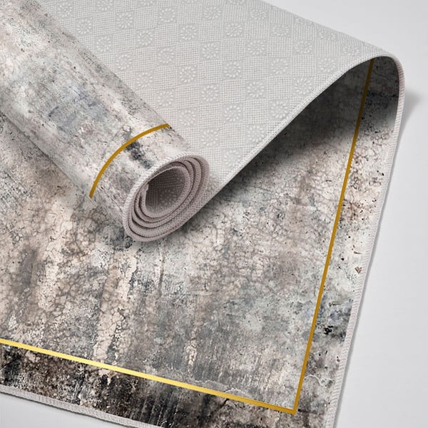 Sivo-hnedé kúpeľňové predložky v súprave 2 ks 60x100 cm – Foutastic-image-2