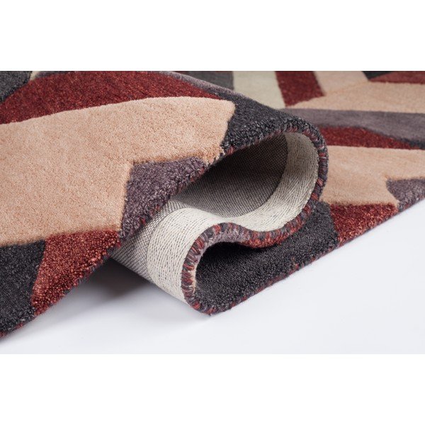 Červeno-sivý ručne tkaný koberec Flair Rugs Salon, 200 x 290 cm-image-1